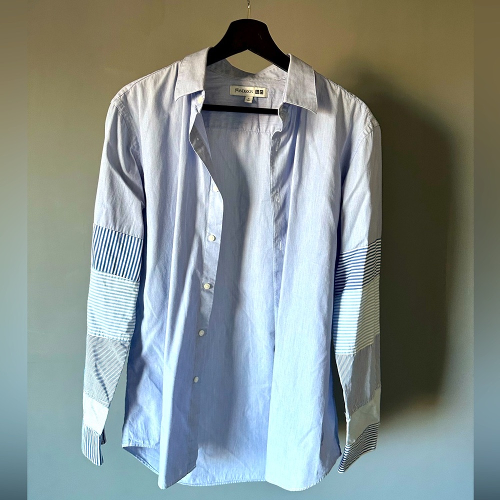 JW Anderson for Uniqlo long Sleeve Shirt. Small size. Light blue combo